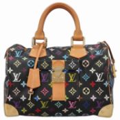LOUIS VUITTON x MURAKAMI Handtasche“SPEEDY 30 MULTICOLOR”, Koll.: 2003.