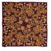CHANEL VINTAGE Foulard, 135x135cm.