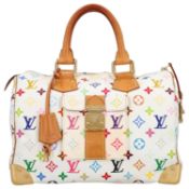 LOUIS VUITTON x MURAKAMI Handtasche “SPEEDY 30 MULTICOLOR”.