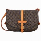 LOUIS VUITTON Umhängetasche "SAUMUR PM", Koll.: Collection Croisière 2012.