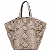YVES SAINT LAURENT Henkeltasche "DOWNTOWN PYTHON", Koll. 2008.