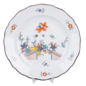 MEISSEN Teller 'Fliegendes Eichhörnchen', 1. Wahl, vor 1924.