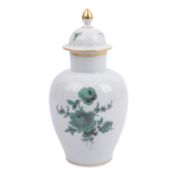 MEISSEN, Deckelvase, 1. Wahl, 1960.