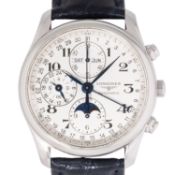 LONGINES Master Collection Chronograph Ref. L2.673.4, Box und Papiere 2008. 