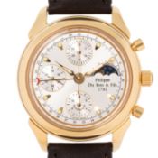 PHILIPPE DUBOIS ET FILS 1785 Chronograph Herrenuhr, ca. 90er Jahre. 
