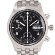 IWC Fliegerchronograph Ref. IW3706 Herrenuhr mit neuer Revision, 2000. 