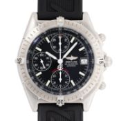 BREITLING Chronomat Blackbird "Serie Speciale" Ref A13050.1 Herren Chronograph von 1999. Box und Pap