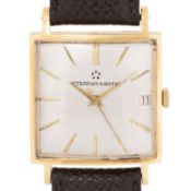 ETERNA-MATIC Vintage Rectangular Herrenuhr, ca. 50er Jahre. 