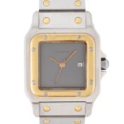 CARTIER Santos Carree Ref 2961 "Ghost Dial" Herrenuhr aus den 80er Jahren. 