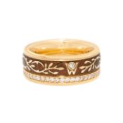 WELLENDORFF Drehring "Karamel" mit Brillanten