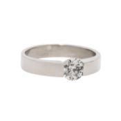 Ring mit Brillant ca. 1 ct, 