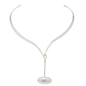 GEORG JENSEN Halsreif mit Anhänger, 