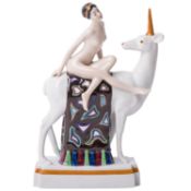 KUNSTABTEILUNG FRAUREUTH "Mädchen mit Einhorn"