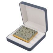 Feine Plakette aus Jade. CHINA, Qing-Dynastie (1644–1911).