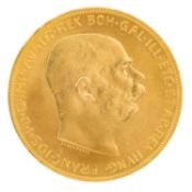 Österreich/GOLD - 100 Kronen 1915 (offizielle Nachprägung), 