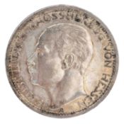Dt. Kaiserreich - Hessen, Ernst Ludwig (1892-1918) 3 Mark 1910-A
