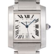 CARTIER Tank Francaise Ref. 2302 mit Box und Papieren, 2004. 