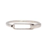 HERMÈS VINTAGE Armspange "SILVER CLIP SNAP".
