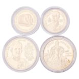 Österreich/GOLD - kleines Konvolut aus 4 Münzen, insg. 48g Feingold,