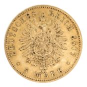 Hamburg/GOLD 5 Mark 1877/J