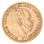 Dt. Kaiserreich /GOLD – Preußen, Wilhelm I. (1861–1888), 20 Mark 1873 B