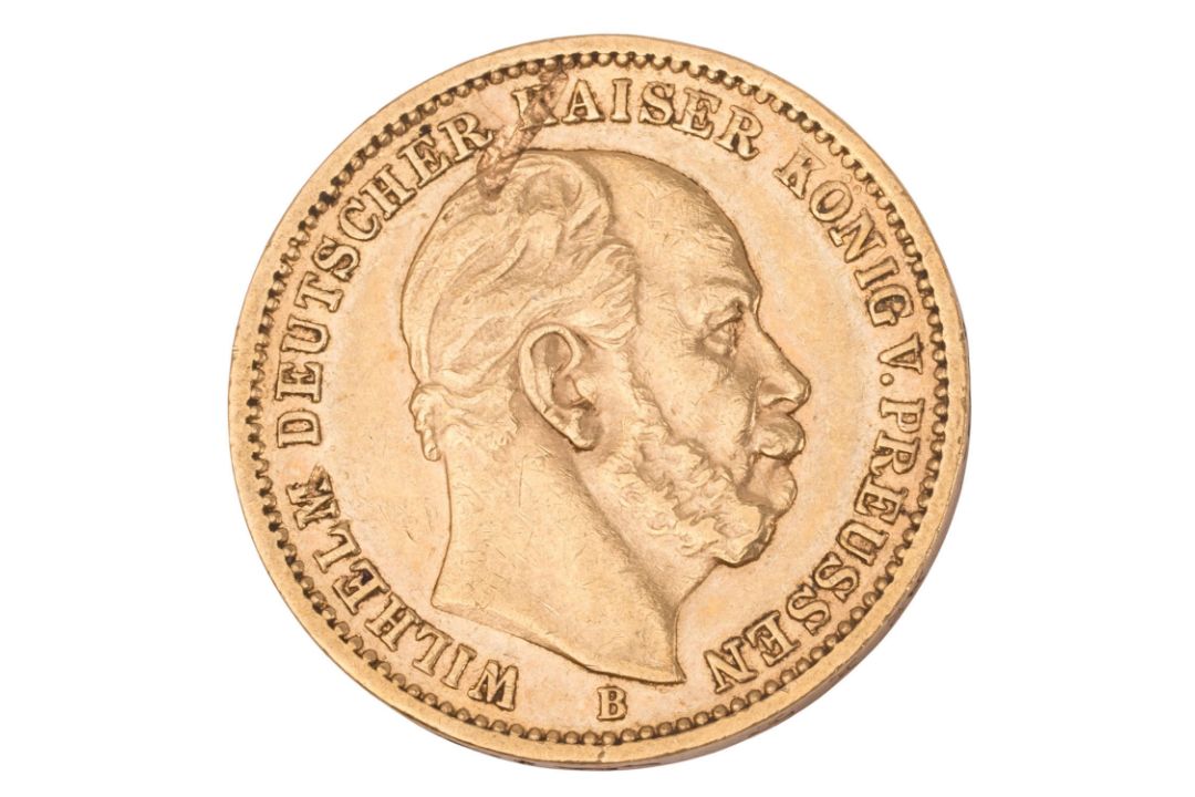 Dt. Kaiserreich /GOLD – Preußen, Wilhelm I. (1861–1888), 20 Mark 1873 B - Bild 1 aus 2