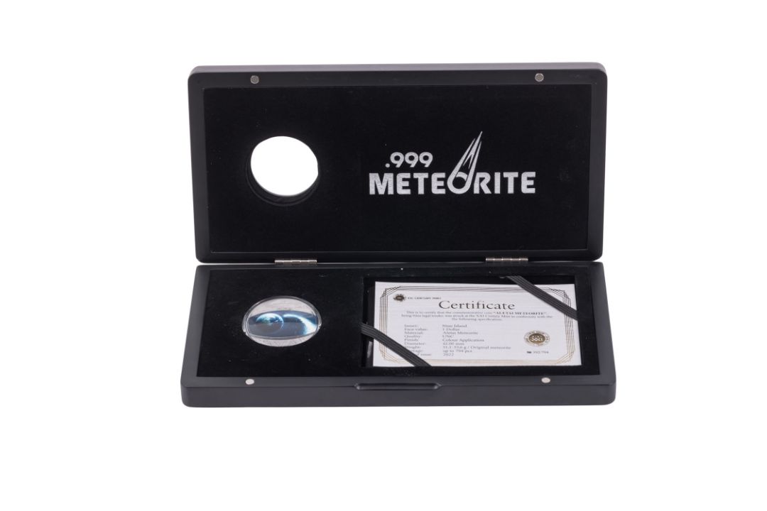 Niue – 1 Dollar „Aletai Meteorite“ 2022 - Bild 3 aus 3