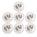 Australien/SILBER – 7 x Australien 1 Dollar 2017, Elisabeth II., 