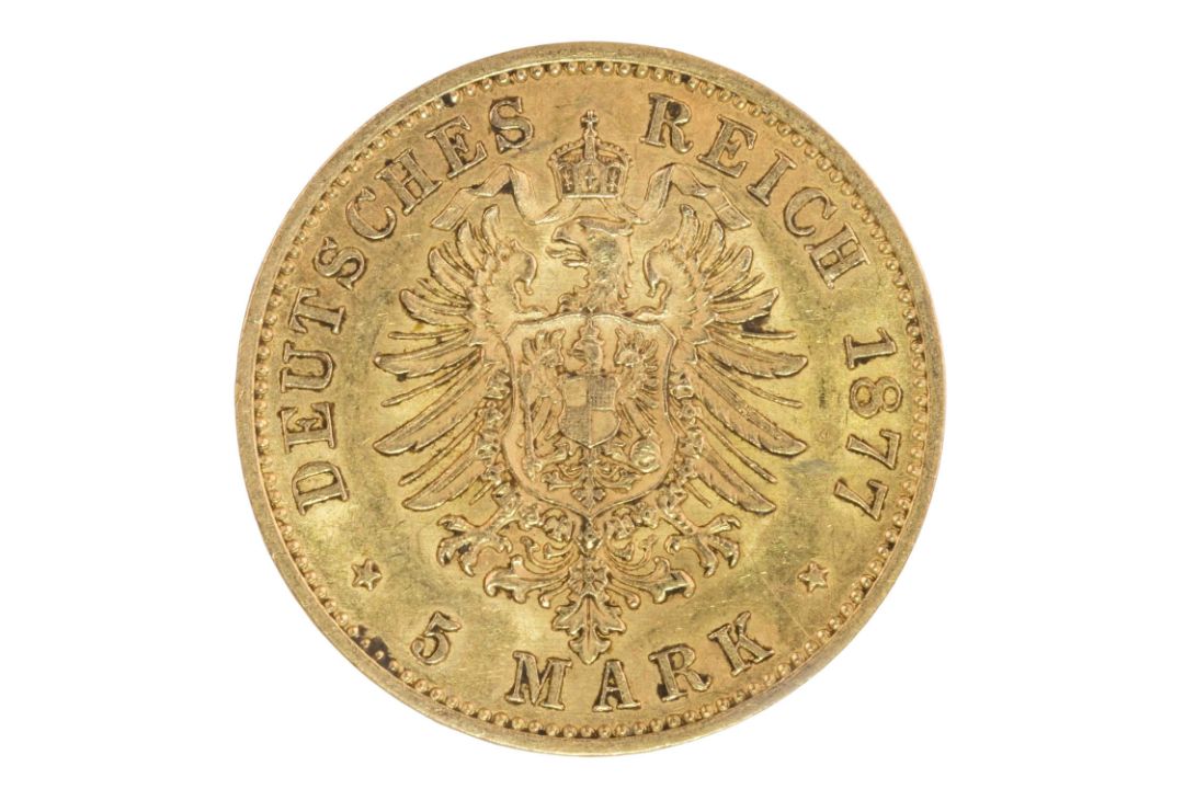 Preussen/GOLD Wilhelm I. 5 Mark 1877/A - Bild 1 aus 2