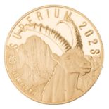Solomon Islands /GOLD – 25 $, Charles III „Alpine Ibex“ 2023