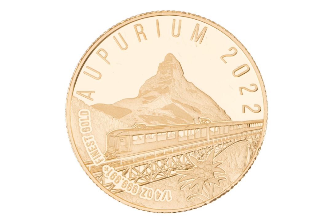 Solomon Islands /GOLD –  25 $, „Matterhorn and Glacier Express“ 2022 - Bild 1 aus 3