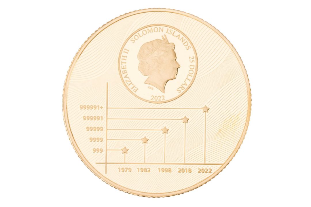Solomon Islands /GOLD –  25 $, „Matterhorn and Glacier Express“ 2022 - Bild 2 aus 3