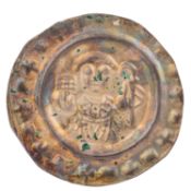 Weingarten - Brakteat um 1240, Abt Hugo von Montfort (1232-1242),
