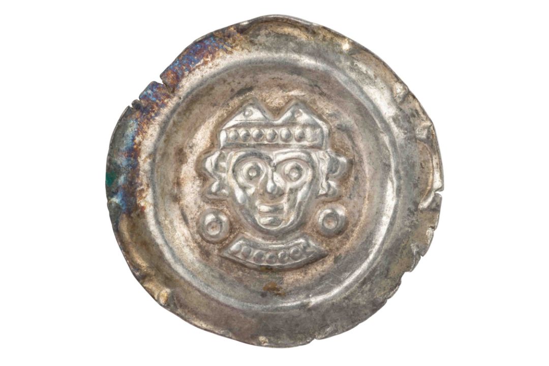 Bistum Augsburg - Brakteat , Hartmann II. von Dillingen (1250-1285), - Bild 1 aus 2