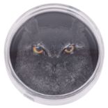 Republik Palau /SILBER – 500 g Feinsilber, 25 $ „Eagle Owl“ 2023