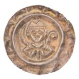 Bistum Augsburg - Brakteat, Hartwig II. von Hirnheim, 1202-1208, 