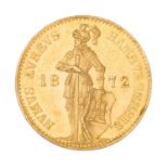 Altdeutschland – Freie und Hansestadt Hamburg, 1 Dukat 1872