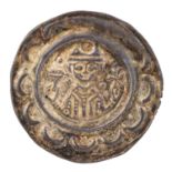 Bistum Augsburg - Brakteat, Udalschalk von Eschenlohe (1184-1202),