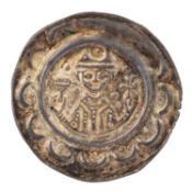 Bistum Augsburg - Brakteat, Udalschalk von Eschenlohe (1184-1202),
