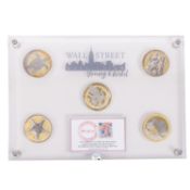 USA – Wall Street Collection, 5 × 1 oz Silber 2022