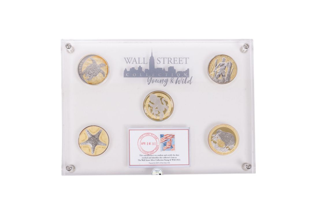 USA – Wall Street Collection, 5 × 1 oz Silber 2022 - Bild 1 aus 3
