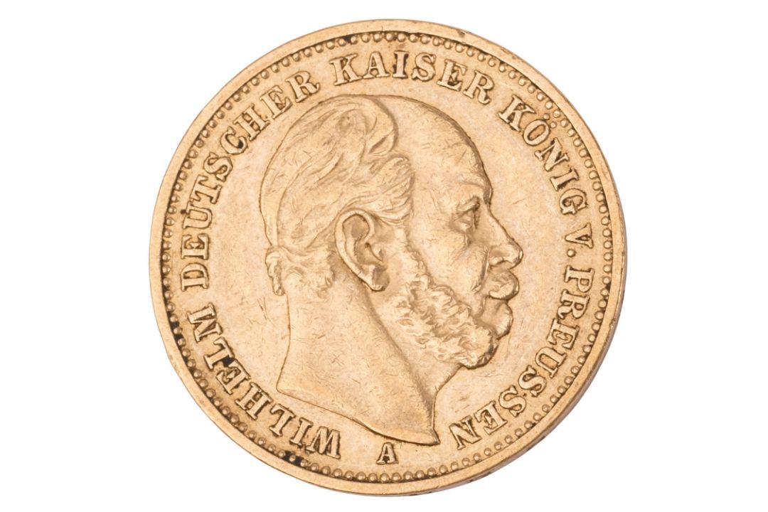 Dt. Kaiserreich /GOLD – Preußen, Wilhelm I. (1861–1888), 20 Mark 1884 A - Bild 1 aus 2