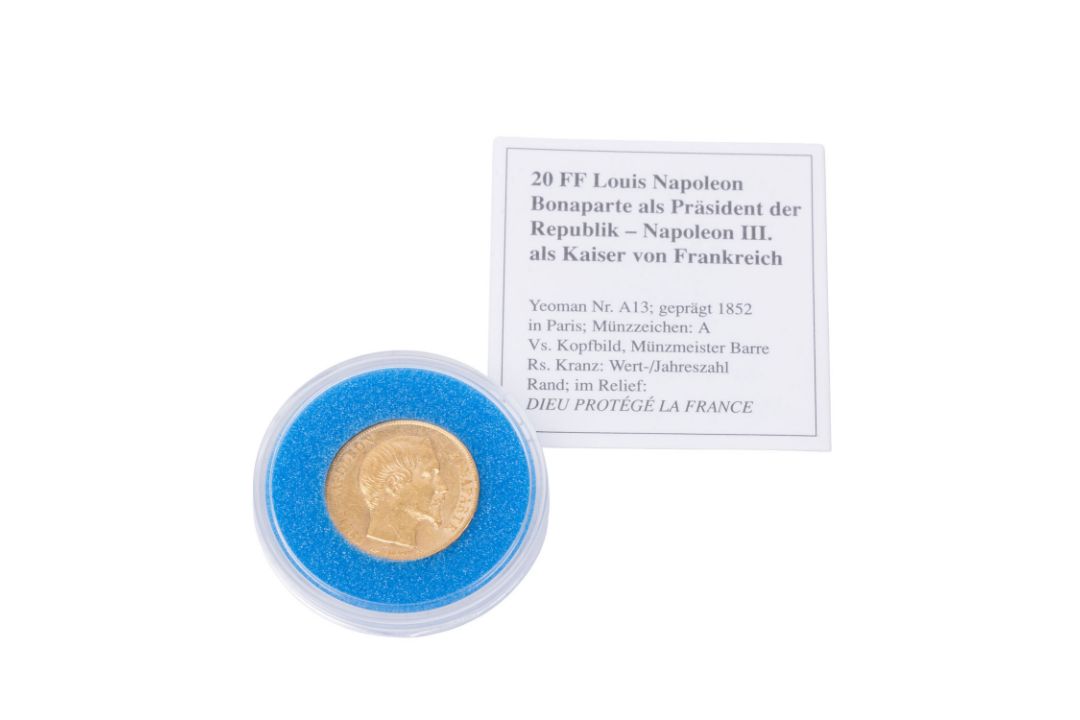 Frankreich - Louis-Napoléon Bonaparte (1848-1852) 20 Francs 1852-A - Bild 3 aus 3