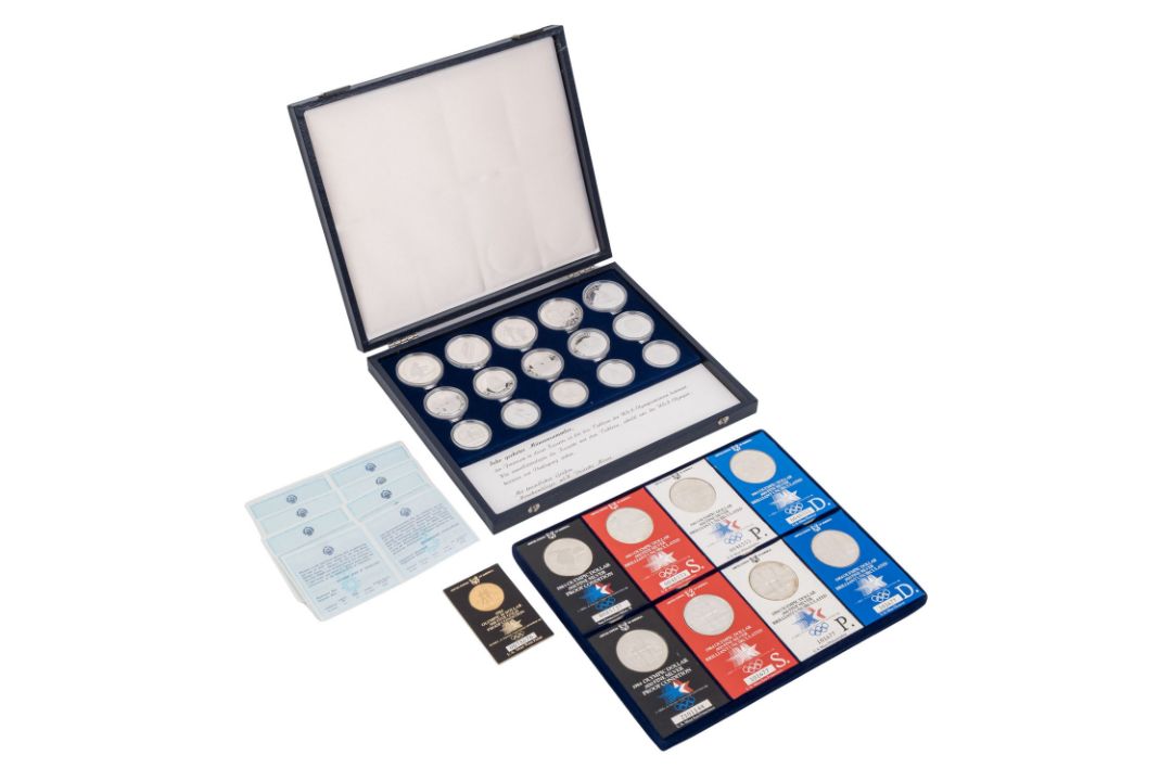Olympische Spiele/SIlBER und GOLD Set 1983/1984, - Bild 1 aus 7