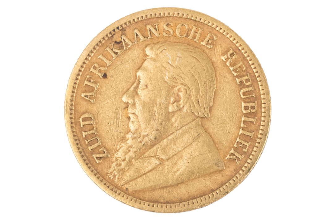 Südafrika / Gold - 1/2 Pfund 1894, Ohm Krüger, ss, - Bild 1 aus 2