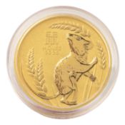 Australien/GOLD – 100 Dollars 2020, Year of the Mouse, 