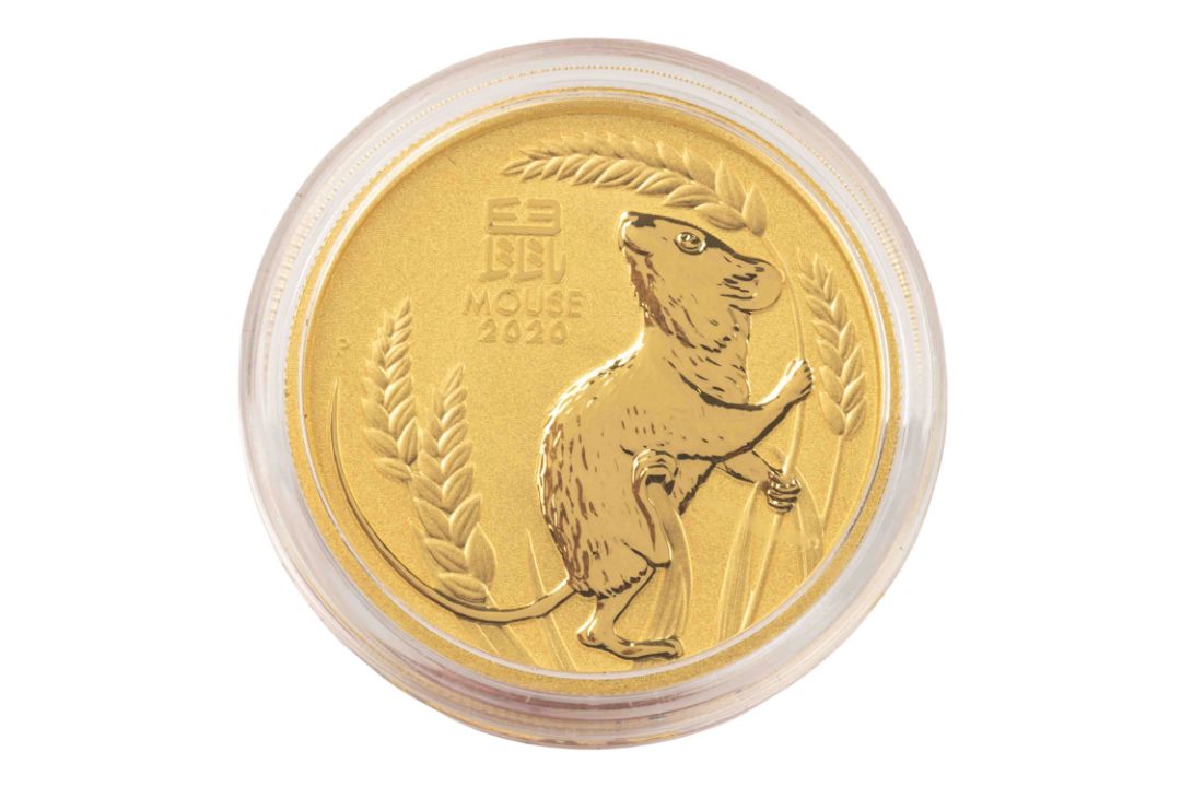 Australien/GOLD – 100 Dollars 2020, Year of the Mouse,  - Bild 1 aus 2