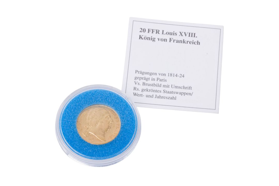 Frankreich - Ludwig XIII. (1815-1824) 20 Francs 1822-A  - Bild 3 aus 3