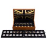 Solomon Islands /GOLD – 35 Jahre Britannia, 35 × 10 $ 2022 à 1/100 Unze