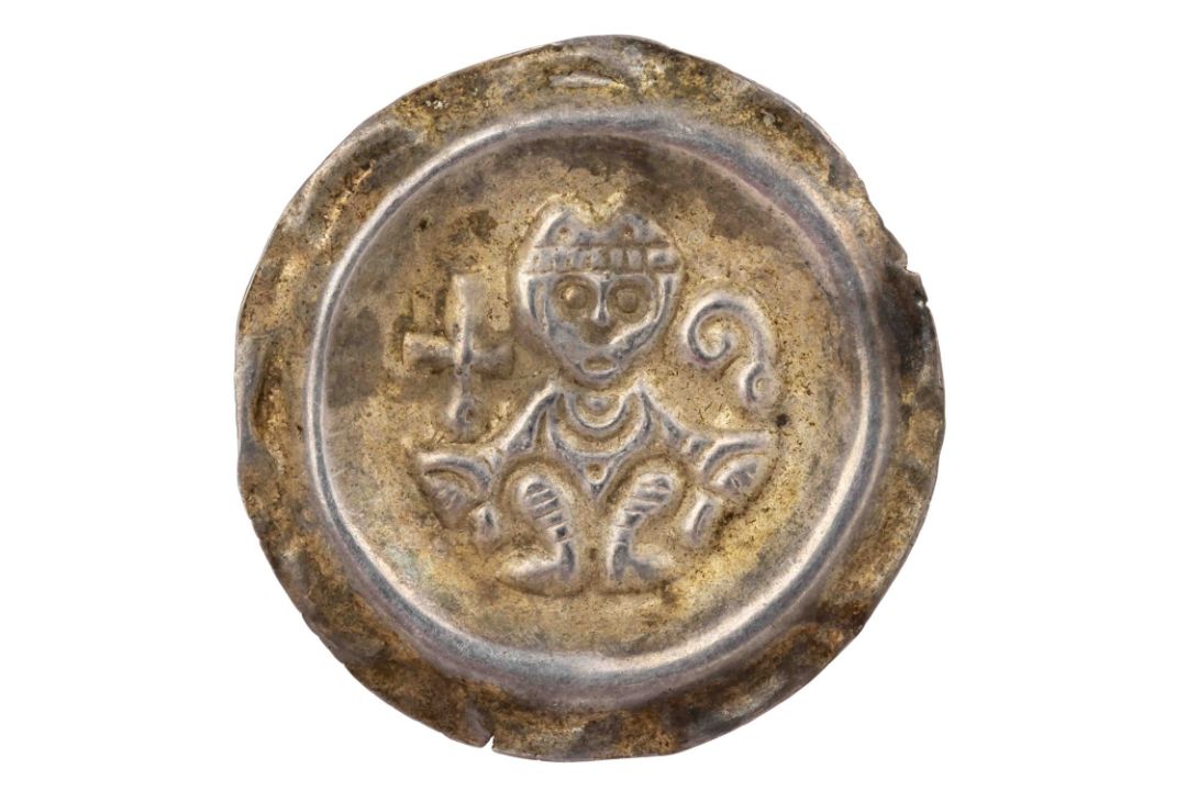 Bistum Augsburg - Brakteat, Hartmann II. von Dillingen, (1250-1286),  - Bild 1 aus 2